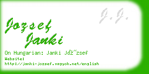 jozsef janki business card